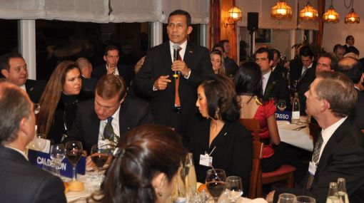 Las actividades de Ollanta Humala en el Foro Económico Mundial