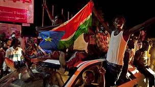 Celebración de independencia en Sudán del Sur.